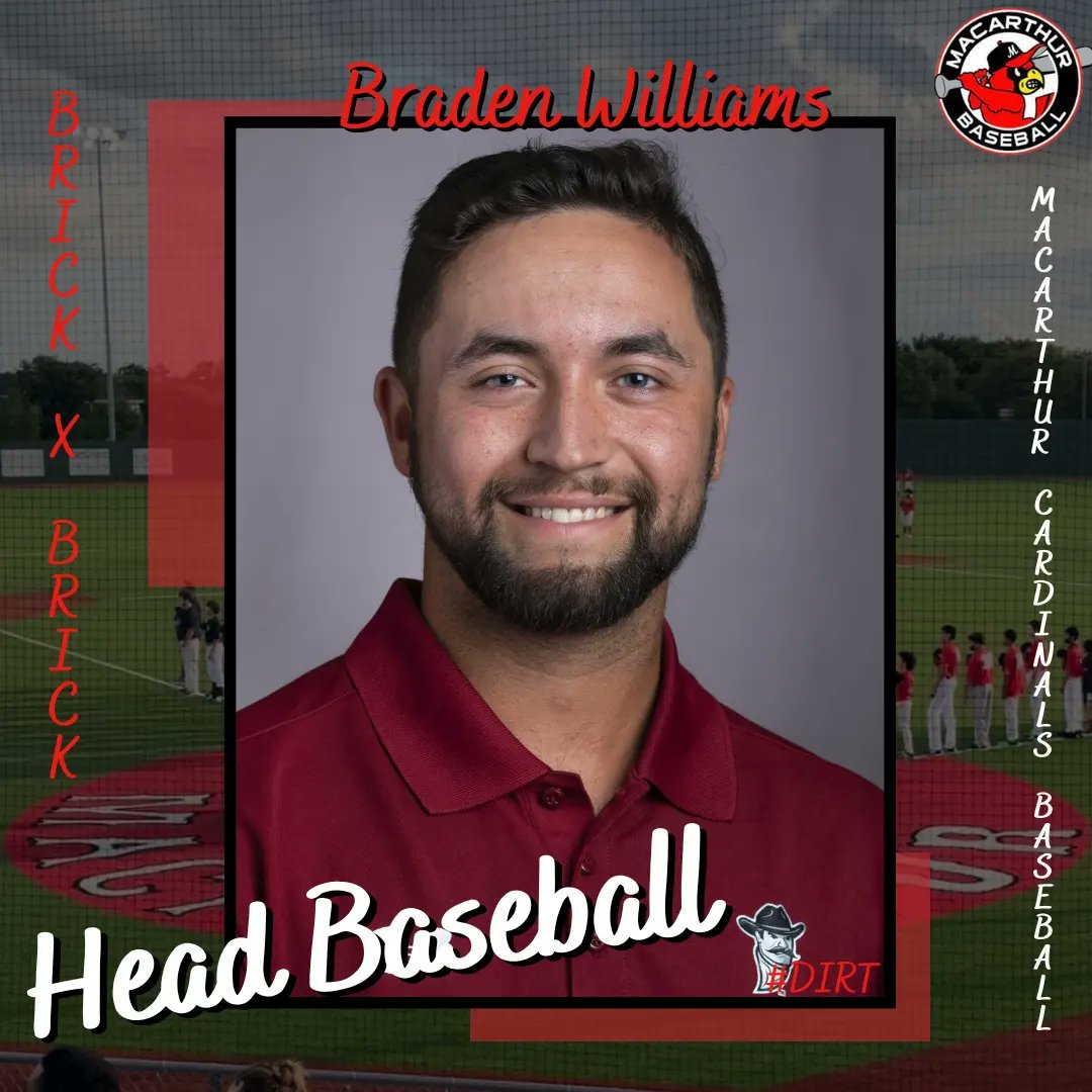 Wanna shout out my cousin @BradenWilliams3 for getting the Head Baseball job at MacArthur! Go on and do big things! 

#TexasTornadoDesigns 
@ texas_tornado_designs

@IrvingISD @IISDAthletics