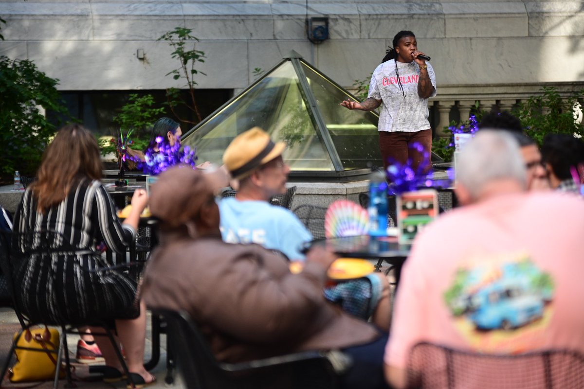 Cleveland_PL's tweet photo. Thank you for everyone who joined us tonight for #NoCeilingCPL | Thrive with Pride!
See you next month in the Eastman Reading Garden in #DTCLE for “Money, Power, Respect”
Friday, July 29, 2022, 5:30 – 8:30pm https://t.co/wOYUHAUD9H