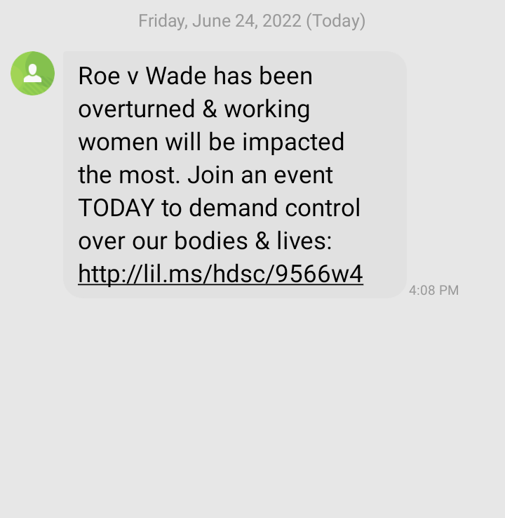 ironone9's tweet photo. They don't realize what they have done.

The Supreme Court and those others have turn their backs on millions of women, young girls, and families across this country. Thank you for sending me this.
#WeWontGoBack #WomensRightsAreHumanRights #VoteTheirAssesOut in November. https://t.co/NfIr4nYAHK