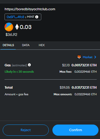 murkoff101's tweet photo. @BoredBitsNFT @BoredBitsNFT https://t.co/Izikes8Ule can you help me out, its saying i have to pay 0,03ETH when i got the WL https://t.co/sKqlr4MvZV