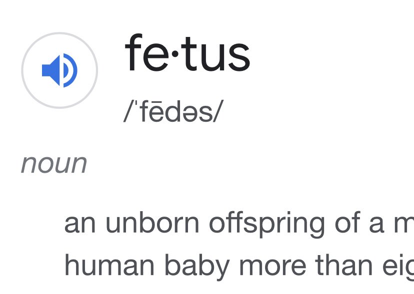 I Am Leah on Twitter "K1rkster No. The definition of fetus is unborn