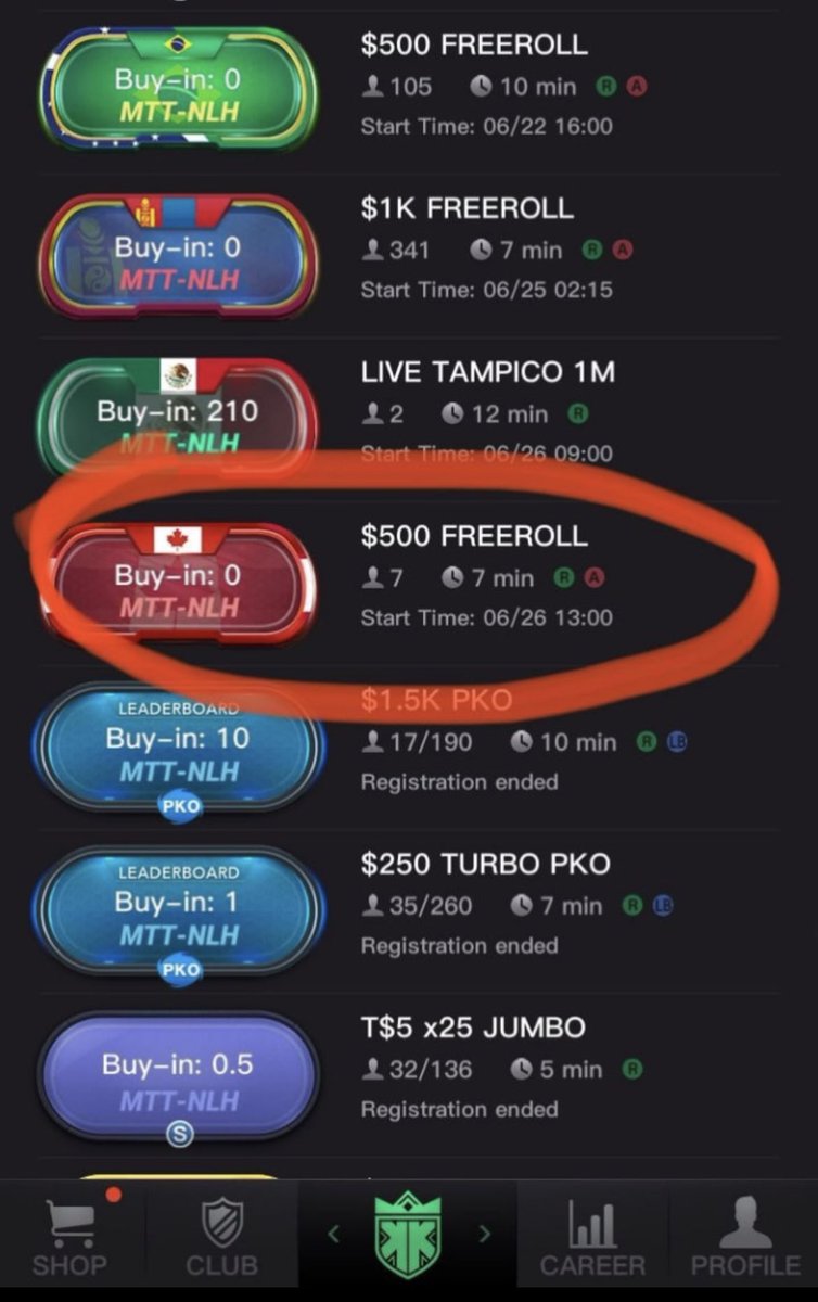 VIPKKPoker's tweet image. Sunday Freeroll $500 for anyone who join our club

➡️ kkpoker.club/VIPKK

➡️Download app. DM us your username ID for FREE $10 usd welcome bonus‼️