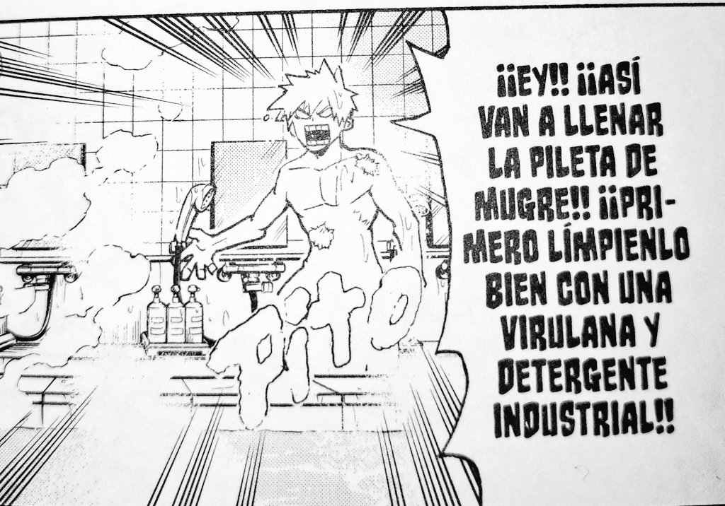 Gracias ivrea por dejar que BNHA sea una de las pocas series que tiene el sfx dibujado. Esperé mucho por esto 😂 🫣 