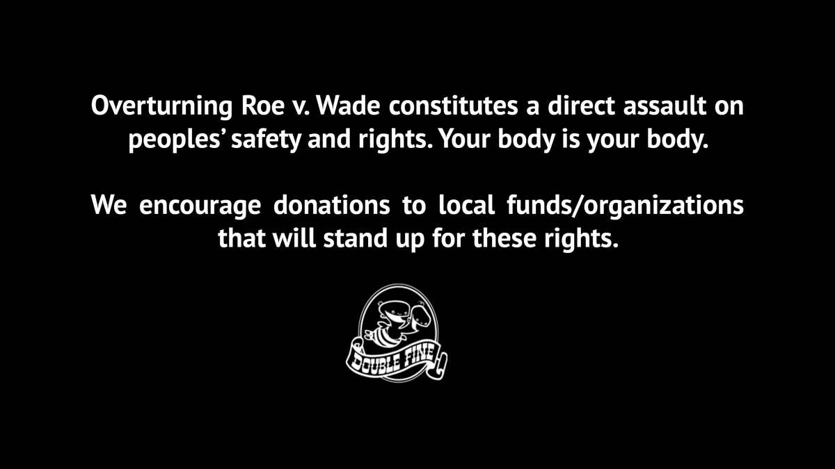 Double Fine tweet media