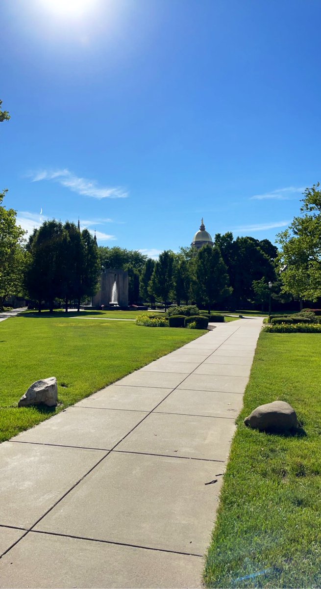 krupapatel9876's tweet photo. View for the next month ☘️💛 @NotreDame #GoIrish #ND2026 https://t.co/9vTsEaNE2w