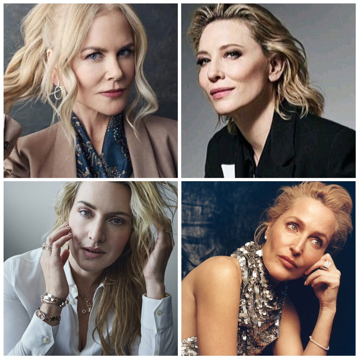 On days like this we must reflect on the goodness that life provides. #NicoleKidman #CateBlanchett #KateWinslet #GillianAnderson #keepfighting #gaypride #WomensRights
