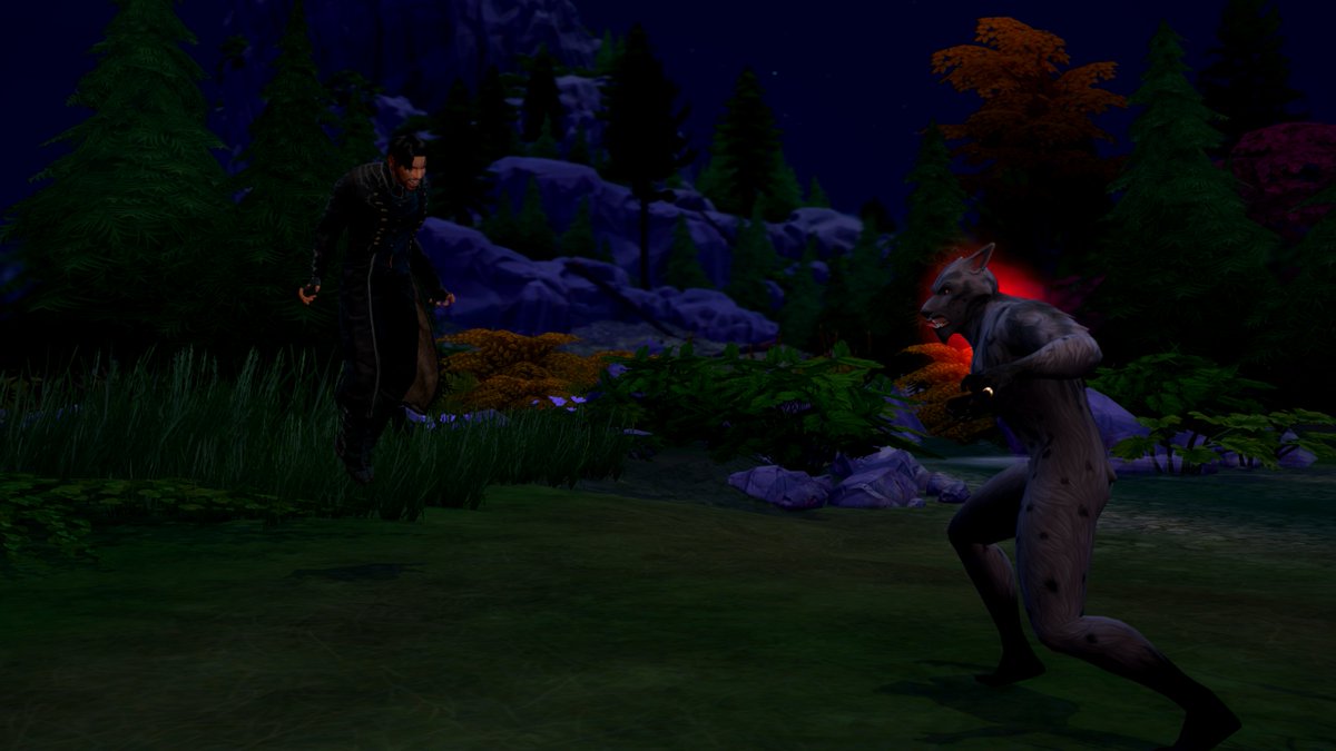 TheMomCave1's tweet photo. Nathan couldn't possibly get any hott. . .🥵🦇🩸 

Take that stinky pup. #gregwho #ShowUsYourSims https://t.co/bbopimmzdd