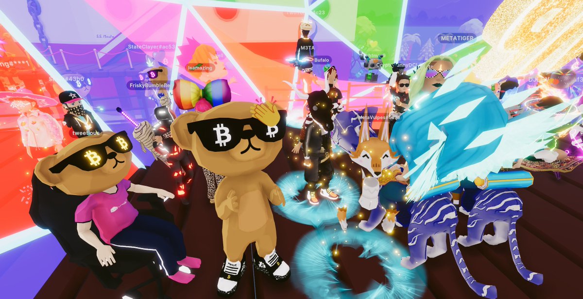 Where's the zoo keeper? Join the #BearCrawl as we reached our home the <a href="/metazooxyz/">zoo</a> with the <a href="/GregKercia/">Greg Kercia</a> <a href="/bufalomusic/">Bufalo / bufalomusic.eth</a> and the <a href="/BitBears/">🄱🄸🅃🄱🄴🄰🅁🅂</a>. 

Jump in : play.decentraland.org/?position=110%…