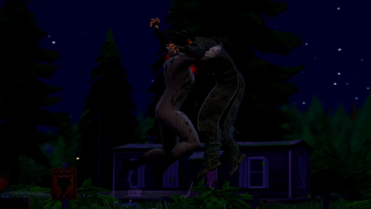 TheMomCave1's tweet photo. Nathan couldn't possibly get any hott. . .🥵🦇🩸 

Take that stinky pup. #gregwho #ShowUsYourSims https://t.co/bbopimmzdd