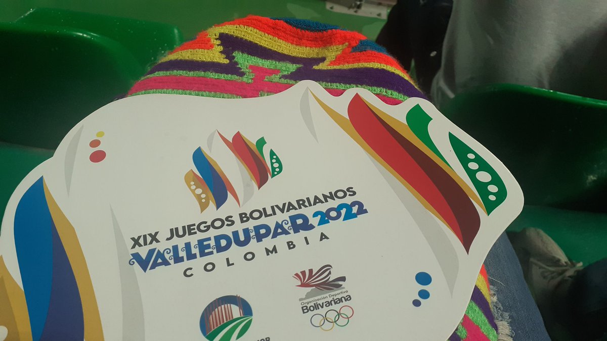 MariaMer1985's tweet photo. Es hoy! Es hoy! bienvenidos a estos XlX jJuegos Bolivarianos valledupar 2022 Colombia.🎊🎉👏⚽️🎾🏀🏅🎖🥇🥈🥉 https://t.co/3JuNewnpTk