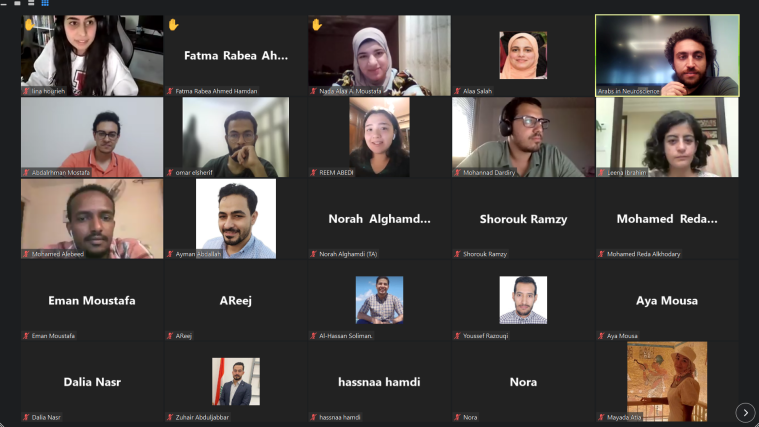 ArabsInNeuro's tweet photo. #ArabCompNeuro22 came to an end but the journey has just begun
We'd like to thank everyone who made this possible! MANY THANKS to our volunteers, TAs, and instructors that worked hard to bring computational neuroscience to the #Arab world.
Big thanks to our mastermind @mabdelhack https://t.co/Oqci6j6A54
