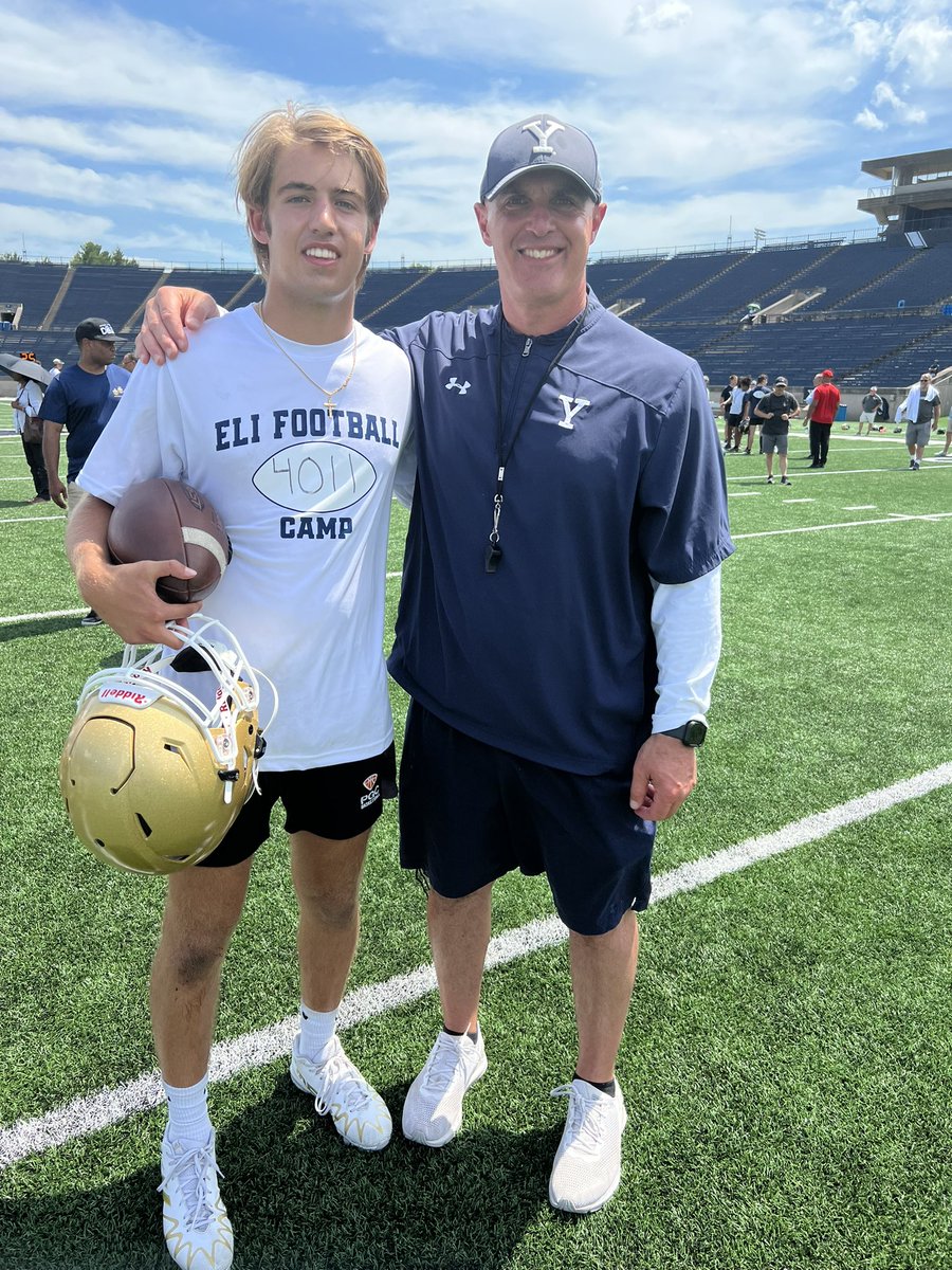 Had a great day at Yale today! Thank you <a href="/CoachRenoYale/">Tony Reno</a> <a href="/coach_cahill/">Kevin Cahill</a>