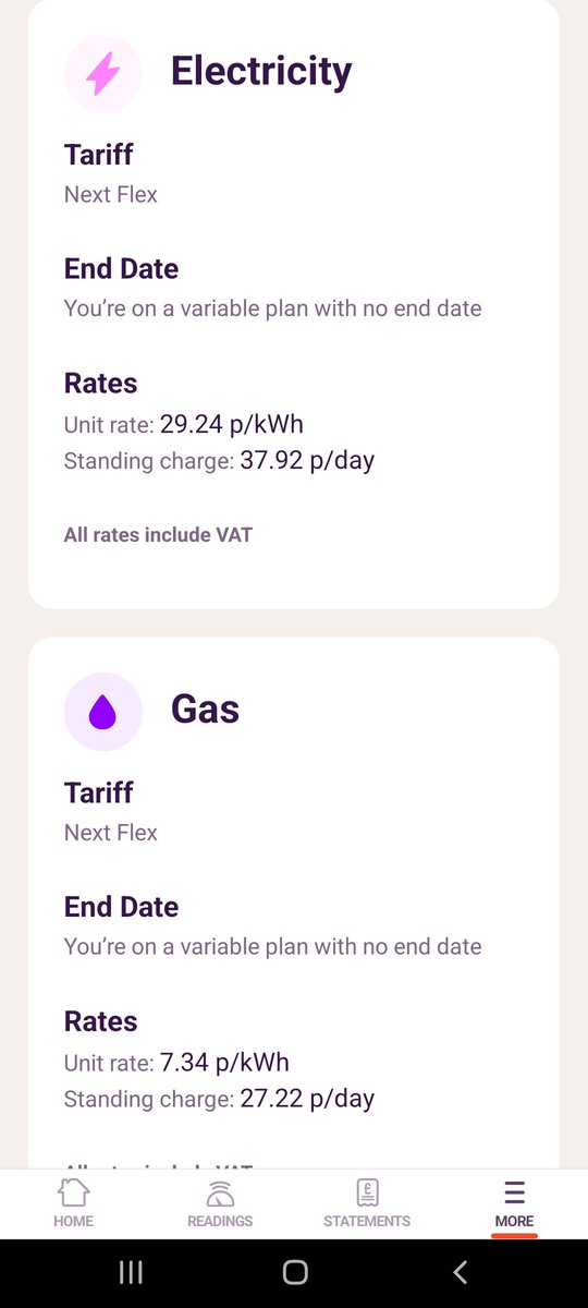 mitchells86's tweet photo. @MartinSLewis Hi. I live in South East England and friend in Glasgow. Both on Eon variable. Why is electric rate different? First one is Glasgow. https://t.co/ZccPD5p9WL
