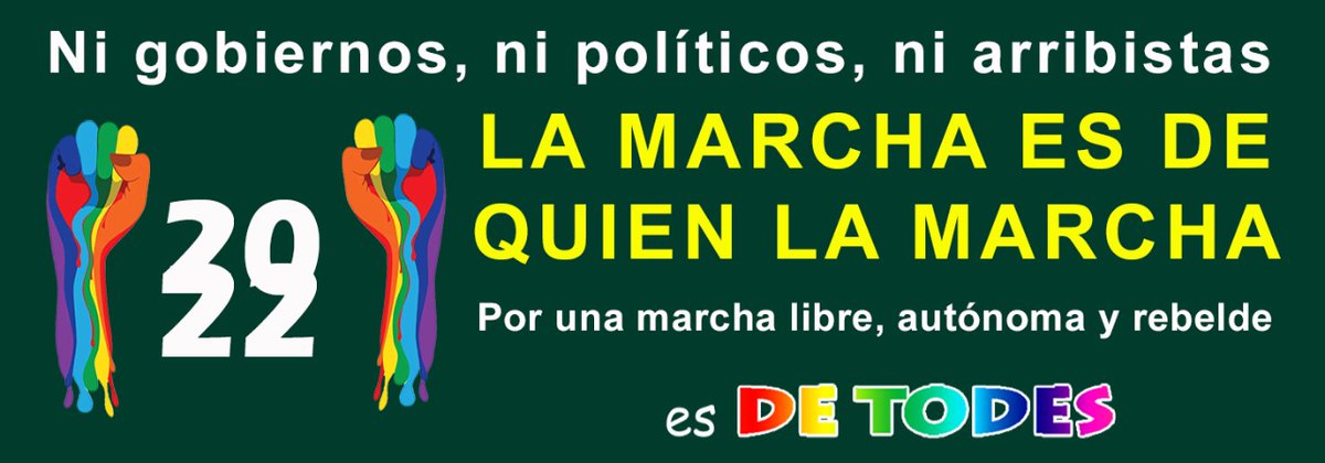 MiguelAlonsoHe8's tweet photo. MARCHAMOS
3. Porque la Marcha es patrimonio única y exclusivamente de las poblaciones y movimientos LGBTTTIQ+ y NO necesitamos comités o permisos especiales para hacerlo, nadie mejor que nosotras, nosotros y nosotres representamos nuestras demandas. https://t.co/GnTP9rojwX