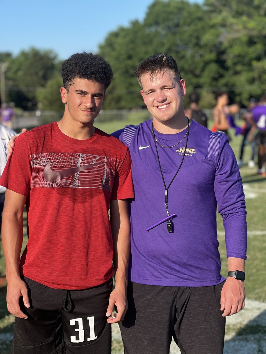 I had a great time competing at  <a href="/JMUFootball/">JMU Football</a>! Thank you for the opportunity! <a href="/JMUCurtCignetti/">FOLLOW @JMUBarstool</a> <a href="/CoachBirkett/">Matthew Birkett</a> <a href="/EddieWhitley37/">Eddie Whitley</a> <a href="/Coach_BHaines/">Bryant Haines</a> <a href="/coachgrantcain/">Grant Cain</a> @ChazLapoint <a href="/InfoForge/">Colonial Forge Football</a>