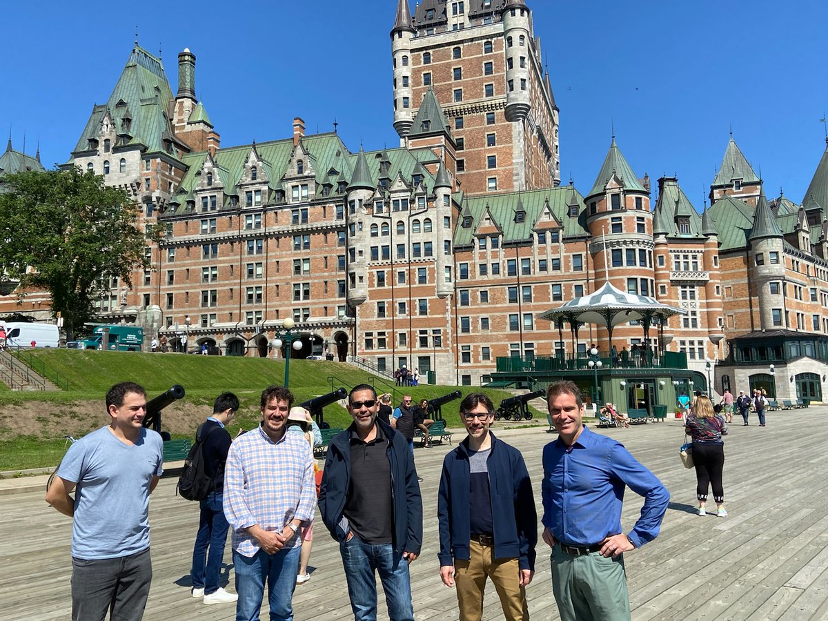 albertoxmartin's tweet photo. Great in person meeting on AID and Apobec enzymes with old colleagues and friends in the wonderful Quebec City at the Monastere des Augustine. https://t.co/D7RZDvTxkH
