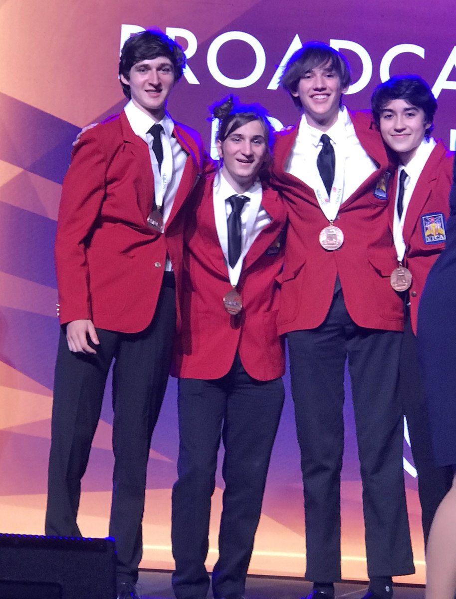 ACC TV Prod students take the 3rd place bronze for Va. in the SkillsUSA National Broadcast News contest in Atlanta. Congrats to Scotten Maderal, Evan Holt, Rand McAvoy &amp; Antonio Abela.<a href="/APSCareerCenter/">Arlington Career Center</a> <a href="/arlingtontechcc/">Arlington Tech</a> <a href="/CharlesRandolp3/">Charles Randolph</a>