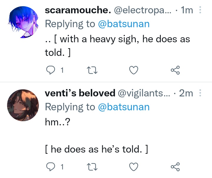 ◌˳· look how obedient