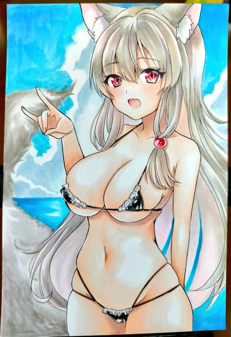 配色センスない( ᵕ ᵕ̩̩ )
狐ちゃん
#コピック
#アナログイラスト 