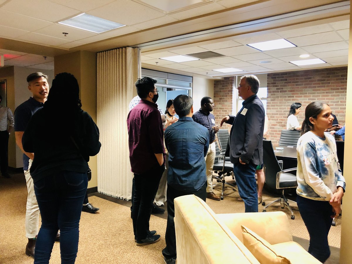ReginaOpenDoor's tweet photo. Our clients had a great time at our first in-person networking event in two years with @SolveraCanada 

Participants met and networked with Solvera's Director of Application Services, Delivery Manager, IT Talent Acquisition and Developers. 

#networking #sasktech https://t.co/ENw2JS3OEF
