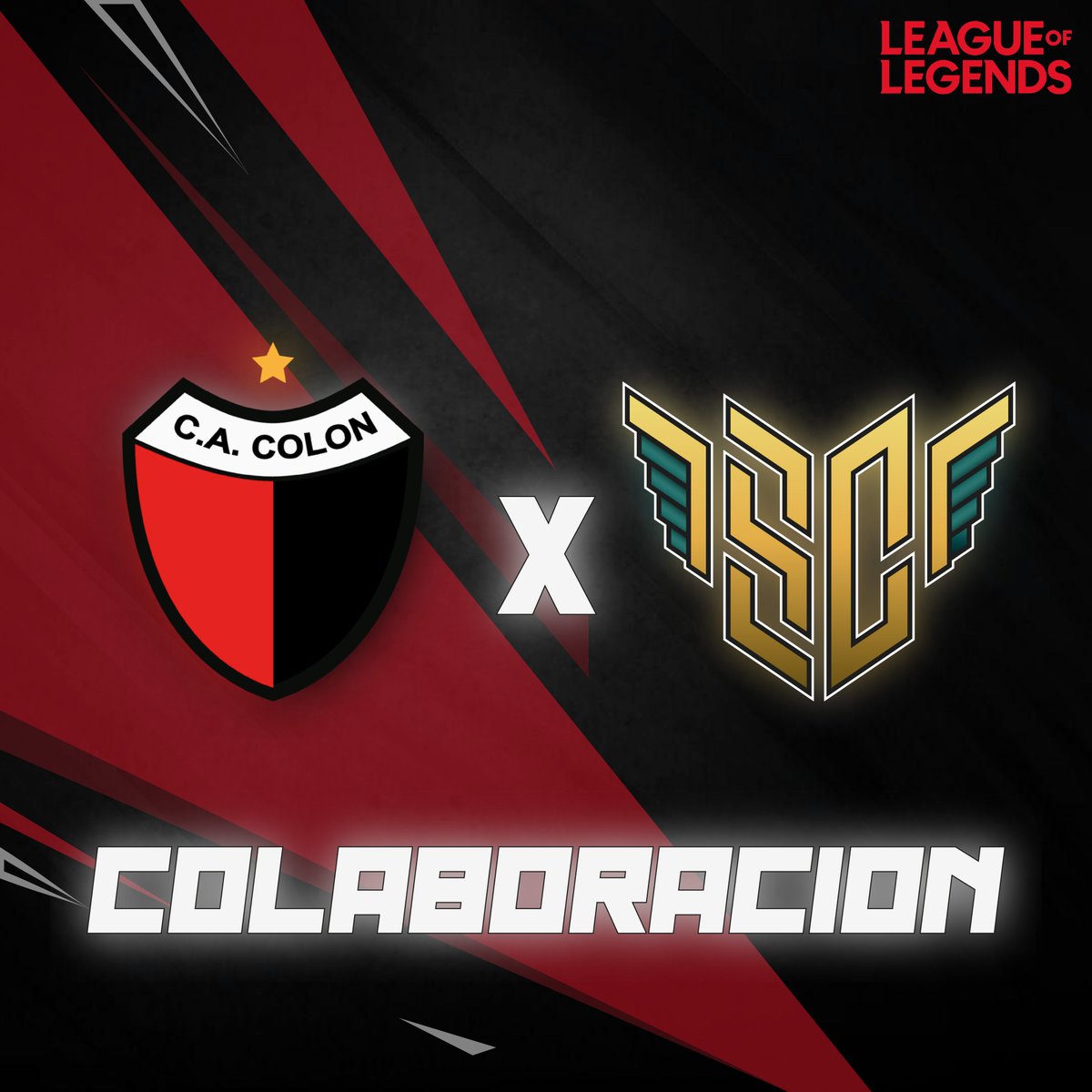 ColonEsports's tweet photo. Le damos la bienvenida a los chicos de @Sharo_Crew que nos van a estar representando en League Of Legends ! A dejarlo todo en la grieta ! 🔴⚫️
#GoColon 👊
#eSports #LeagueOfLegends https://t.co/gXIMRlhjS4