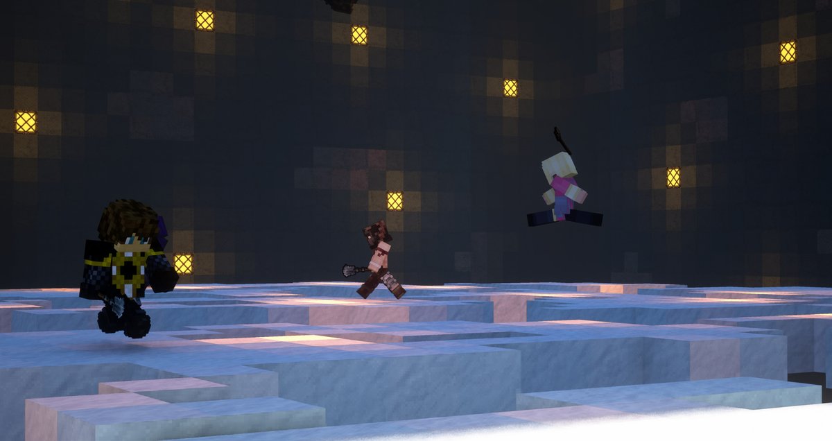 MassiveCraftMC's tweet photo. MassiveCraft has plenty of events on offer! Just this past week we held a game of community Spleef! Shoutout to our top players TwoChromosomes, Darkstone, and Vibiro!

#Minecraft #MinecraftMinigames #Spleef https://t.co/X3F07QysNW