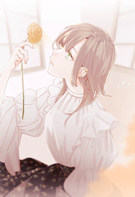 咲いて枯れた 