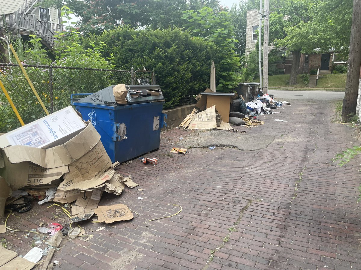 amanda___price's tweet photo. Hey @CaraSpencerSTL, my alley has looked like this for three weeks and every @stlcsb ticket I put in gets canceled. This is Nebraska/Cherokee. What can we do? Its becoming a health issue as well as blocking the ability to get into our alley at times. https://t.co/x1PIvCKgcU