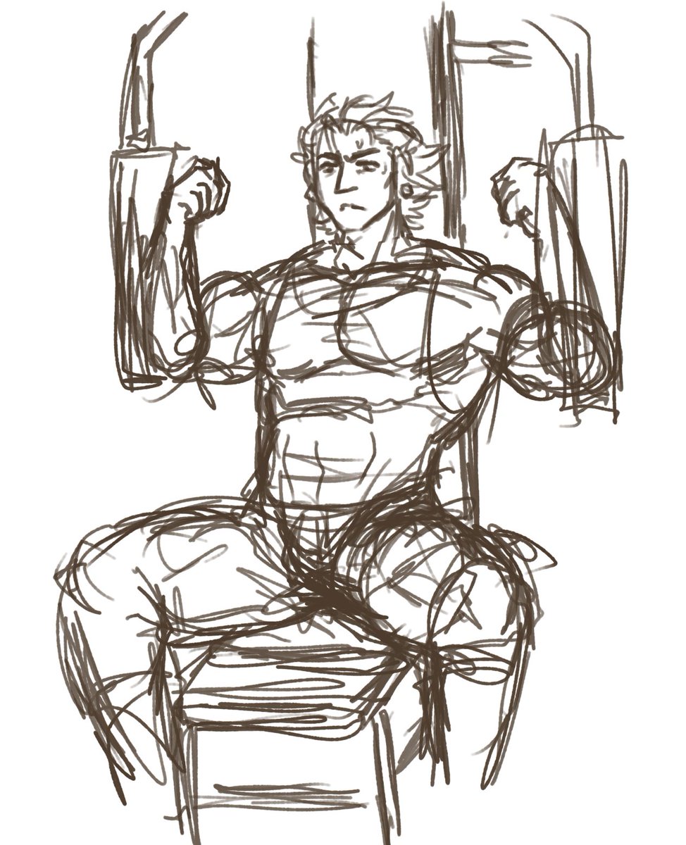 maskedmildew's tweet photo. imagine being me and scribbling like this with most of my doodles to make smth that looks right and it doesnt even look right 

#tigerandbunny #goldenryan https://t.co/2rwlEVRw8R