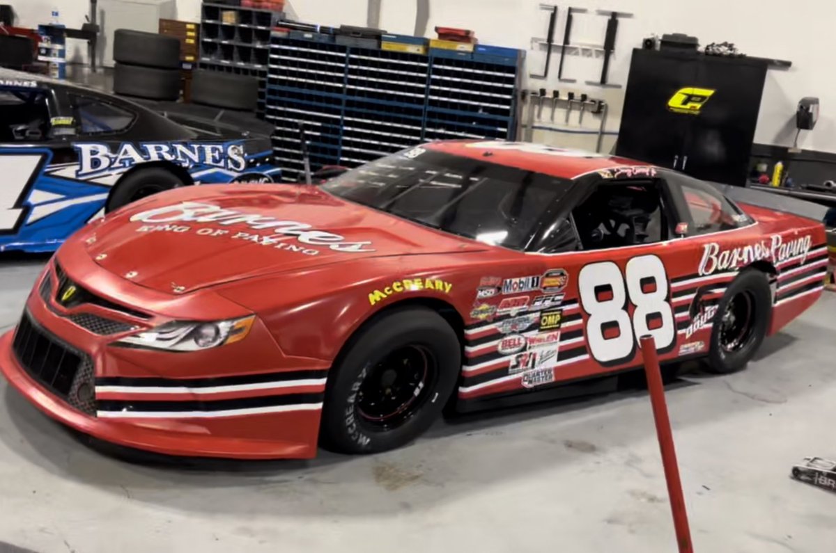 Our Jr throwback car is ready for tomorrow nights races <a href="/DominionRaceway/">Dominion Raceway</a>! I can’t wait to see it on the track!