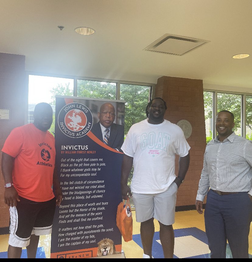 senmarks's tweet image. Had an amazing opportunity to speak with the football players of the @JLewisInvictus middle school. Amazing and attentive group. A lot of great and funny questions. Can’t wait until they take to the field to back up the talk lol #GOODTROUBLE