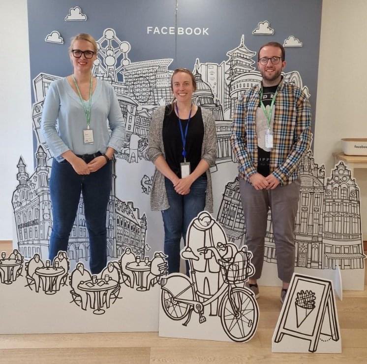💬 Today we met with the <a href="/Meta/">Meta</a> Public Policy Team in Brussels, with whom we discussed challenges related to #digitalcitizenship and the #youth sector, as well as potential cooperation! 
📯 stay tuned to learn more about upcoming initiatives!