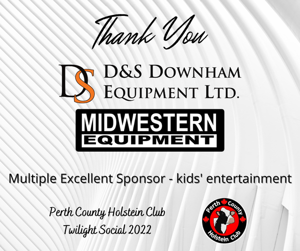 Perth County Holstein Club (@perthholstein) on Twitter photo Perth Holstein Club Twilight Social
7 p.m., June 28th
Royal Acres Farms Inc., Listowel
Tickets $20 pp in advance: infopchc@gmail.com or 519-801-6112.
Special thanks to these ๐๐ช๐ก๐ฉ๐๐ฅ๐ก๐ ๐๐ญ๐๐๐ก๐ก๐๐ฃ๐ฉ sponsors!
<a href="/dsdownhamequip/">D&S Downham Equip</a> Perth Holstein Club Twilight Social
7 p.m., June 28th
Royal Acres Farms Inc., Listowel
Tickets $20 pp in advance: infopchc@gmail.com or 519-801-6112.
Special thanks to these ๐๐ช๐ก๐ฉ๐๐ฅ๐ก๐ ๐๐ญ๐๐๐ก๐ก๐๐ฃ๐ฉ sponsors!
<a href="/dsdownhamequip/">D&S Downham Equip</a>