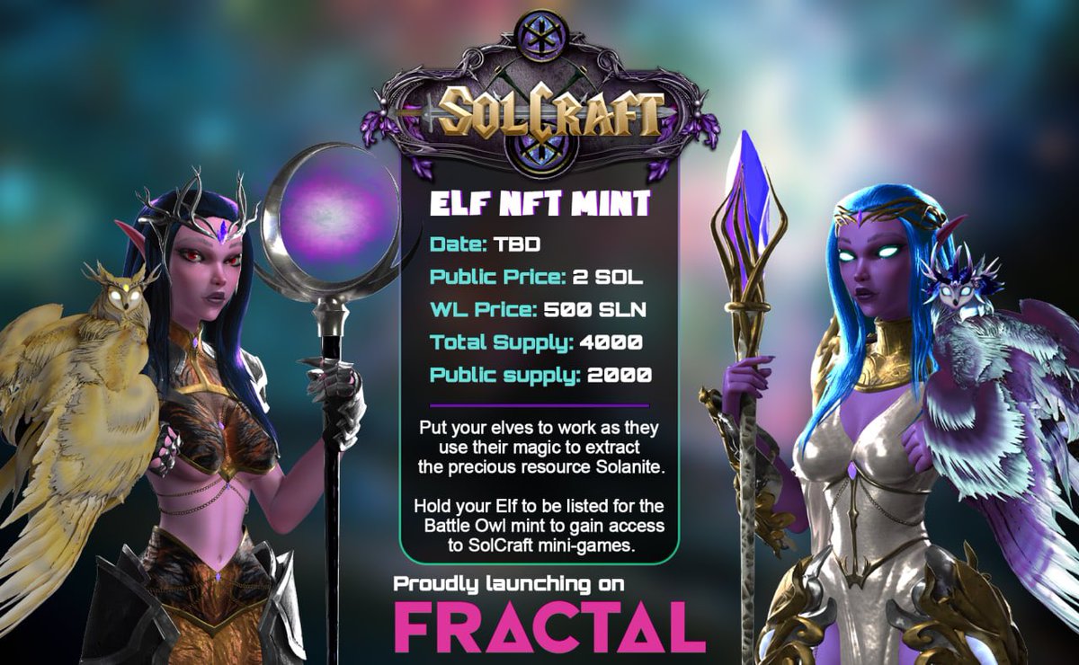 solcraftgame's tweet photo. We're thrilled to announce our launch pad partner fractal. Check out this awesome homepage we have on the fractal website https://t.co/MKe70u6IsX https://t.co/7wUliyPAOb