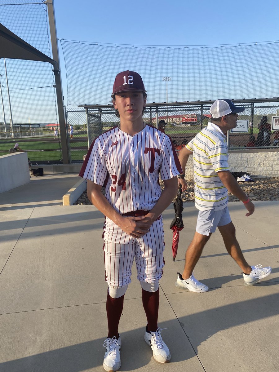 FiveToolTexas's tweet photo. #BregmanWS F: @TwelveRecruits 2025 ST Navy 6, LV Recruits 2025 3
PoG: Andrew De Leon 7 IP, 10K, 2 ER https://t.co/NChseHARDh