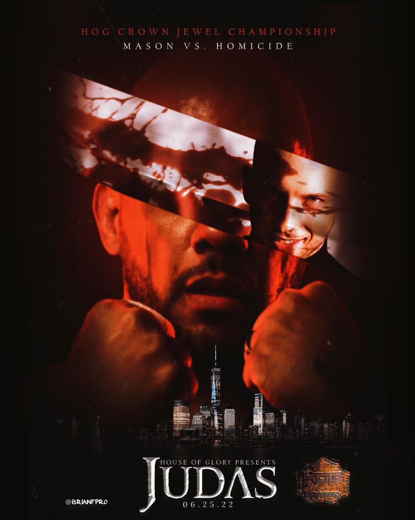 HOGwrestling's tweet photo. FIGHT FOR NYC 🗽
NOTORIOUS 187 X ROOT OF ALL EVIL
ONLY ONE WILL MAKE IT OUT ALIVE
𝙏𝙊𝙈𝙊𝙍𝙍𝙊𝙒 7𝙥𝙢 | LIVE on @FiteTV ⬇️
https://t.co/g2pLNNlwVP https://t.co/o8dopuPihz