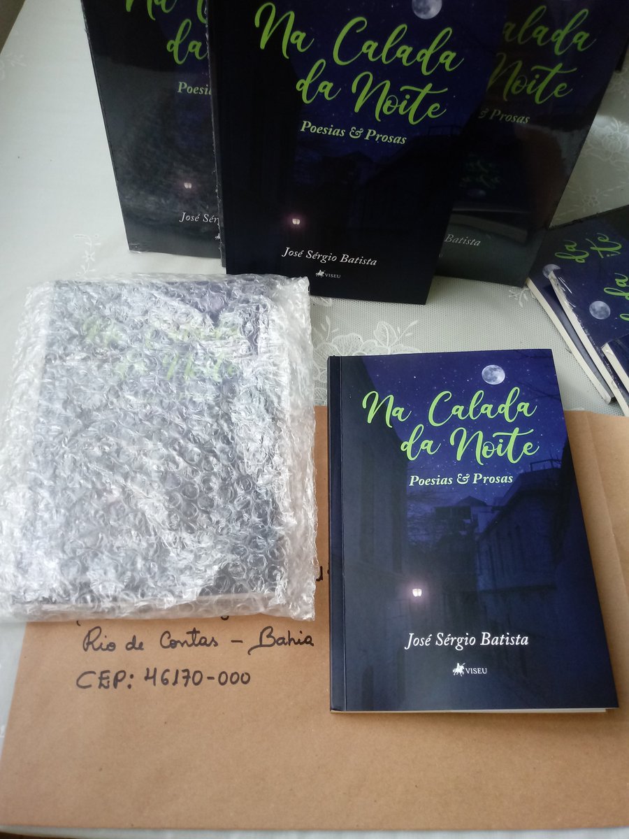 josesergio9b's tweet photo. Exemplares autografados de "Na calada da noite: poesias e prosas" para leitores em Rio de Contas, Bahia e São Paulo, Capital.
#bahia #contos #crônicas #editoraviseu #literatura #nacaladadanoite #poesias #poetas #prosas #riodecontas #sãopaulo #sãopaulocapital #josesergiobatista https://t.co/N3m3kFWFCL