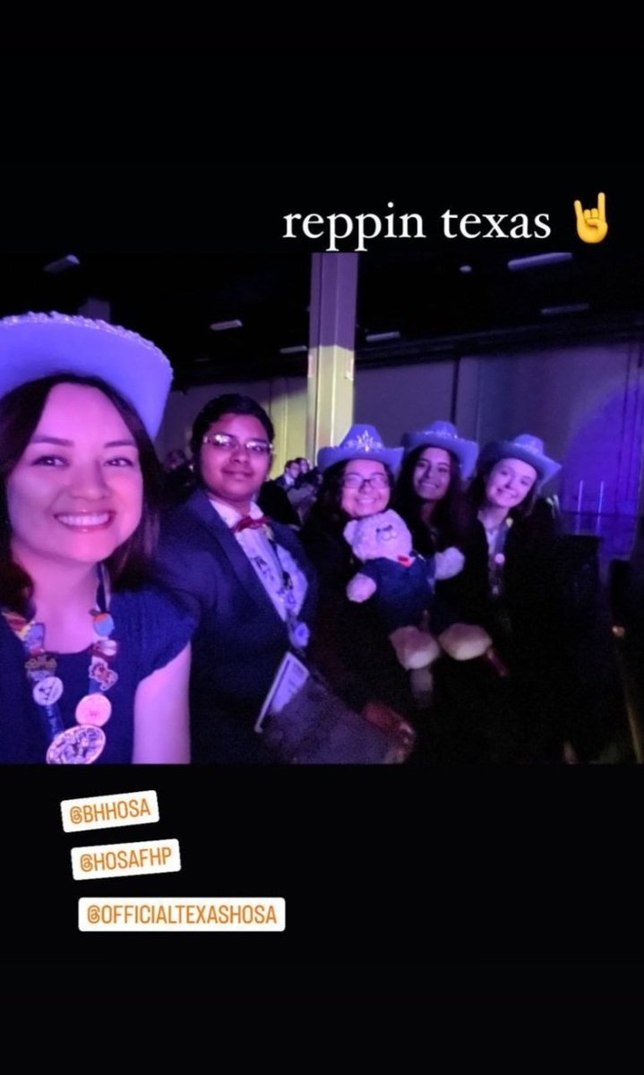 BH_HOSA's tweet photo. Texas style at the recognition ceremony https://t.co/noCwQJjOMl