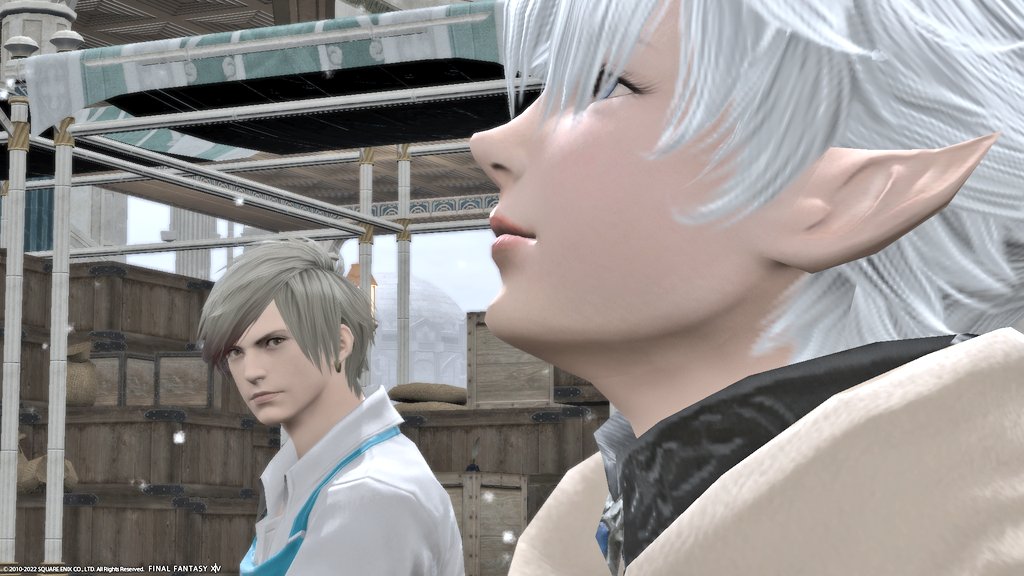 VincentFFXIV's tweet photo. アリゼーちゃんの気持ちは嬉しいし、世界の危機にオレが必要なのはモチロンわかるけどさ……
シフトに穴あけたくないし……
サンクレッドってやつがウザいし…… https://t.co/qtdelm2ruH