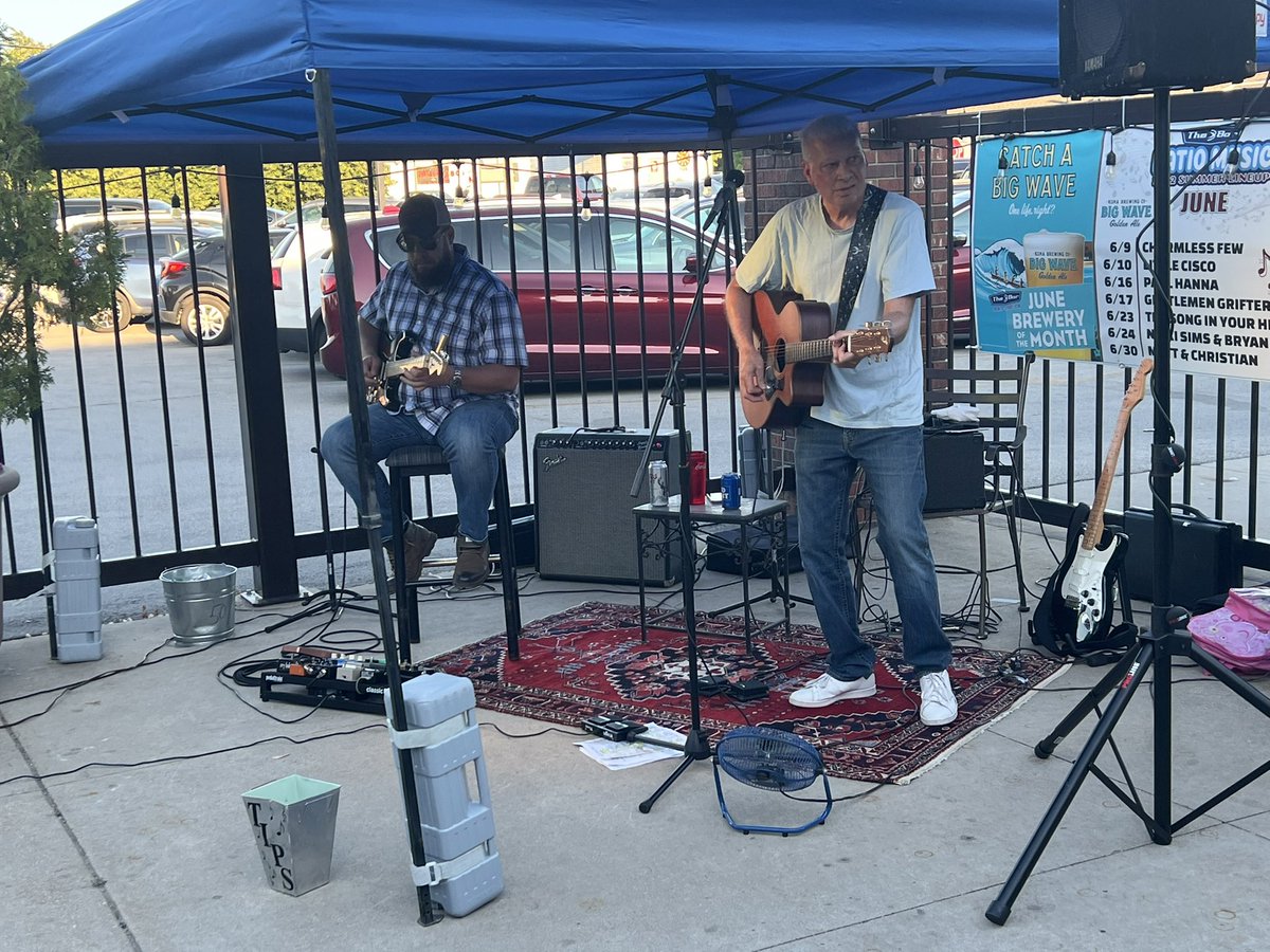 Live music on patio till 10 pm Kitchen open till midnight.