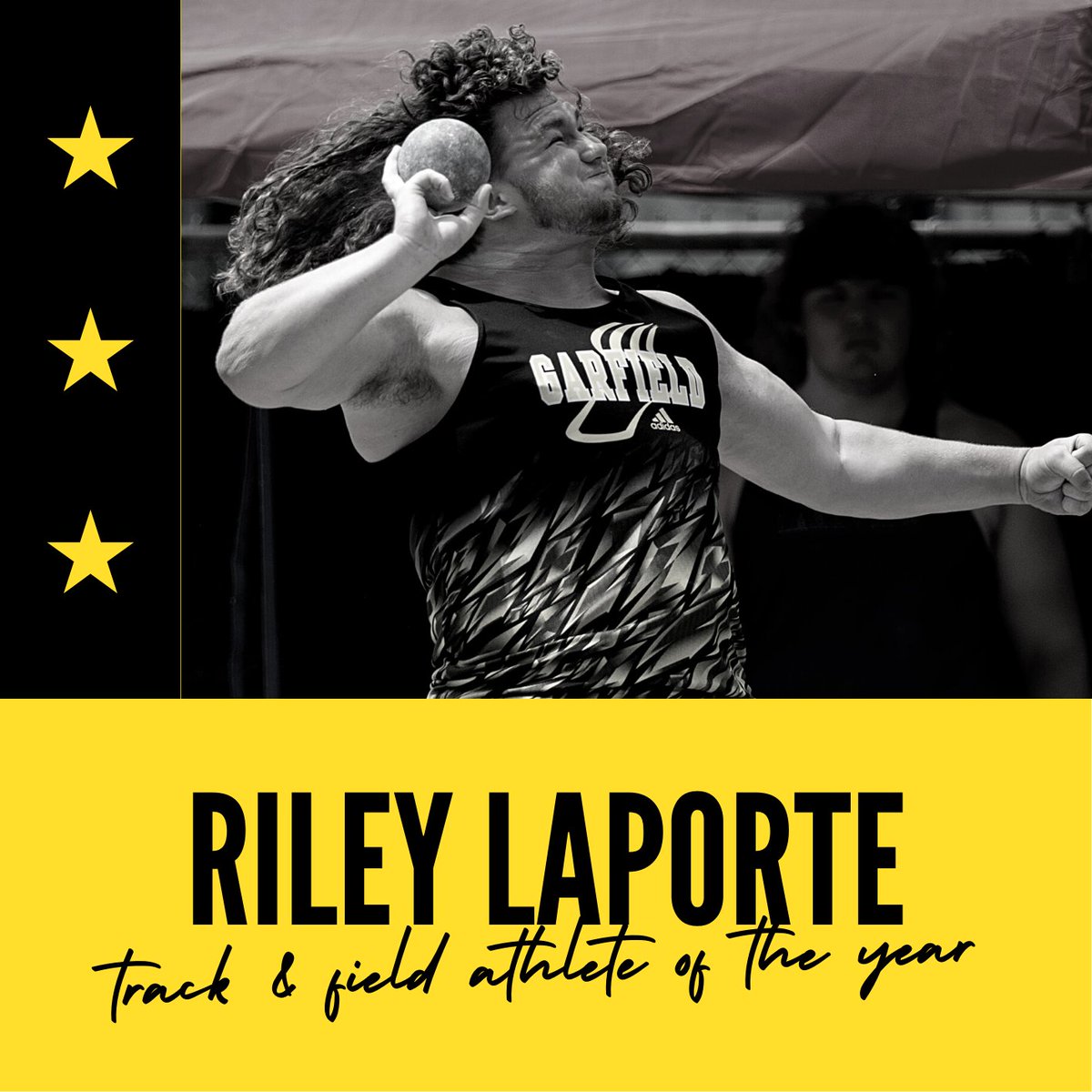 Congratulations to Portage County Boys Track &amp; Field Athlete of the Year Riley LaPorte of Garfield!

#rcnow #PortageCoHSSA <a href="/JAG_Athletics/">JAG Athletics</a>