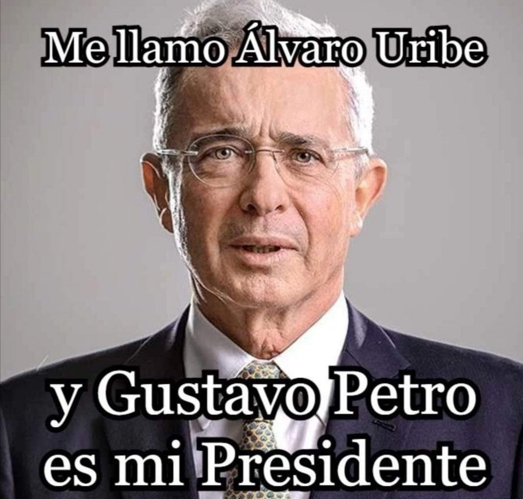 ElMalPensado2's tweet photo. Uribe https://t.co/JxvSRjUAUm