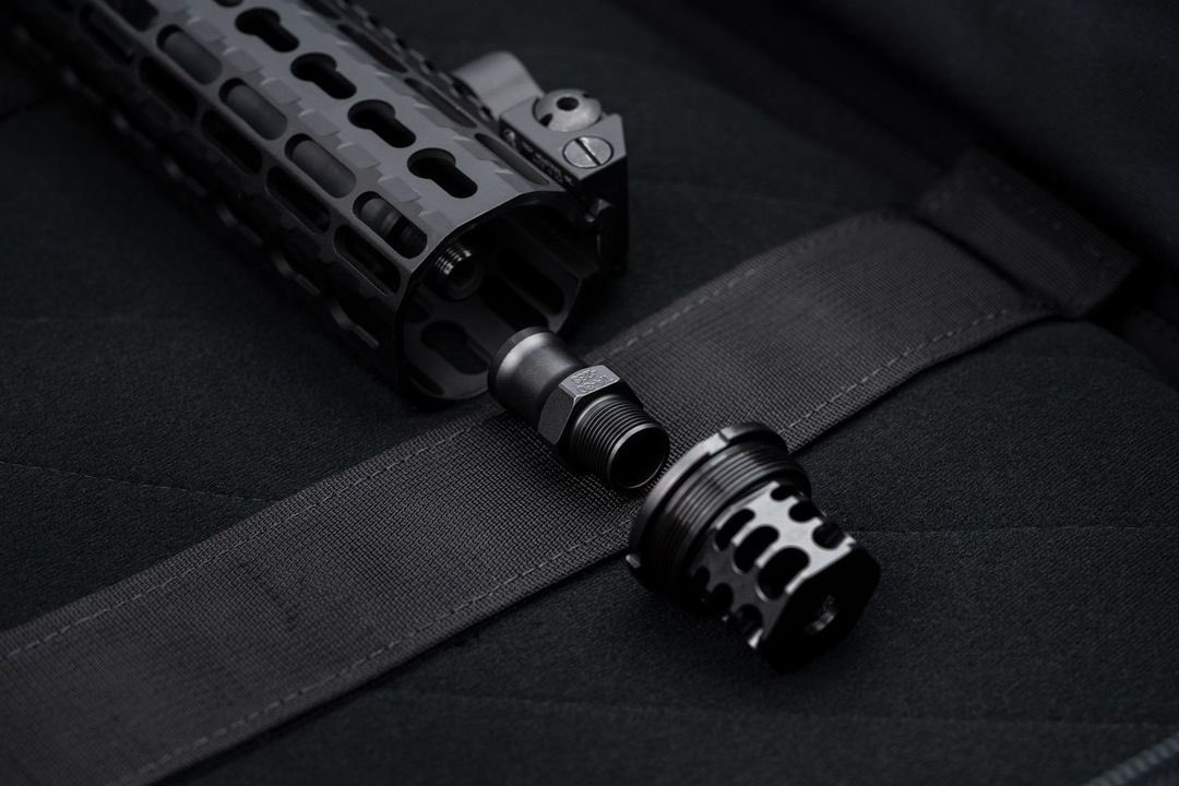 JMacCustoms's tweet photo. Have you seen our latest product launch?
Here's an 'exploded view' of how the new Barrel Extension (TA-30-28S) can help get your JMAC muzzle device or suppressor mount extended past those long handguards.
📸 @tactical_camera
#jmac #jmaccustoms #barrelextension https://t.co/9L4QbGL9in