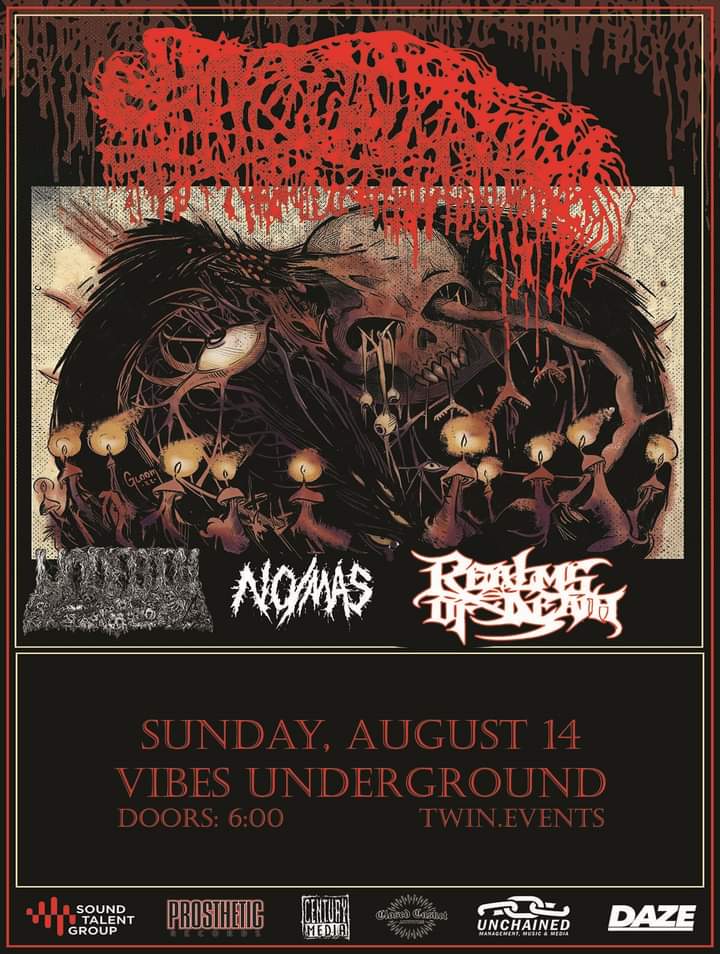 twinprotx's tweet photo. Sunday, August 14 - Vibes Underground
@sanguisugabogg
@undeathNY
#NoMas
#RealmsofDeath
Tickets at https://t.co/E9t2P1aiDp! https://t.co/1oNOTPbqip