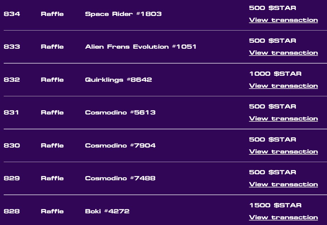 savage_grows's tweet photo. I gotta say @SpaceRiders_NFT Star Shop absolutely blew me away🔥 everything is so clean and the marketplace is loaded😳
Just take a look at these raffle entries👀 being a Rider for sure has its advantages
#RideWithUs #StarShop #NFT https://t.co/esXnGThfOD