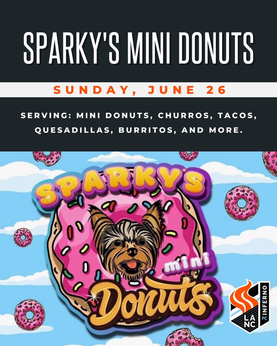 DOUBLE-HEADER THIS SUNDAY 🔥

This is our second-to-last home game for both teams so you won't want to miss it..or the food truck!

Inferno's U-23 Team v Keystone FC II - 2PM <a href="/UWSLeague2/">UWS League Two</a> 

Inferno's First Team vs Keystone FC - 5PM <a href="/UWSSoccer/">United Women's Soccer (UWS)</a> 

🎟: app.gopassage.com/events/inferno…