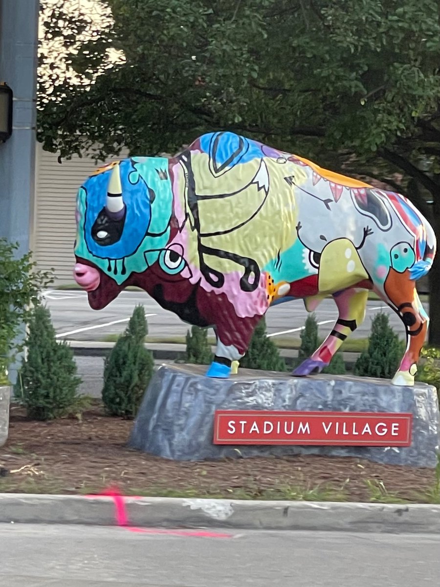 Distant relative of Bernie spotted outside downtown Indy 🦬 <a href="/BG_Bison/">BG_Bison</a>