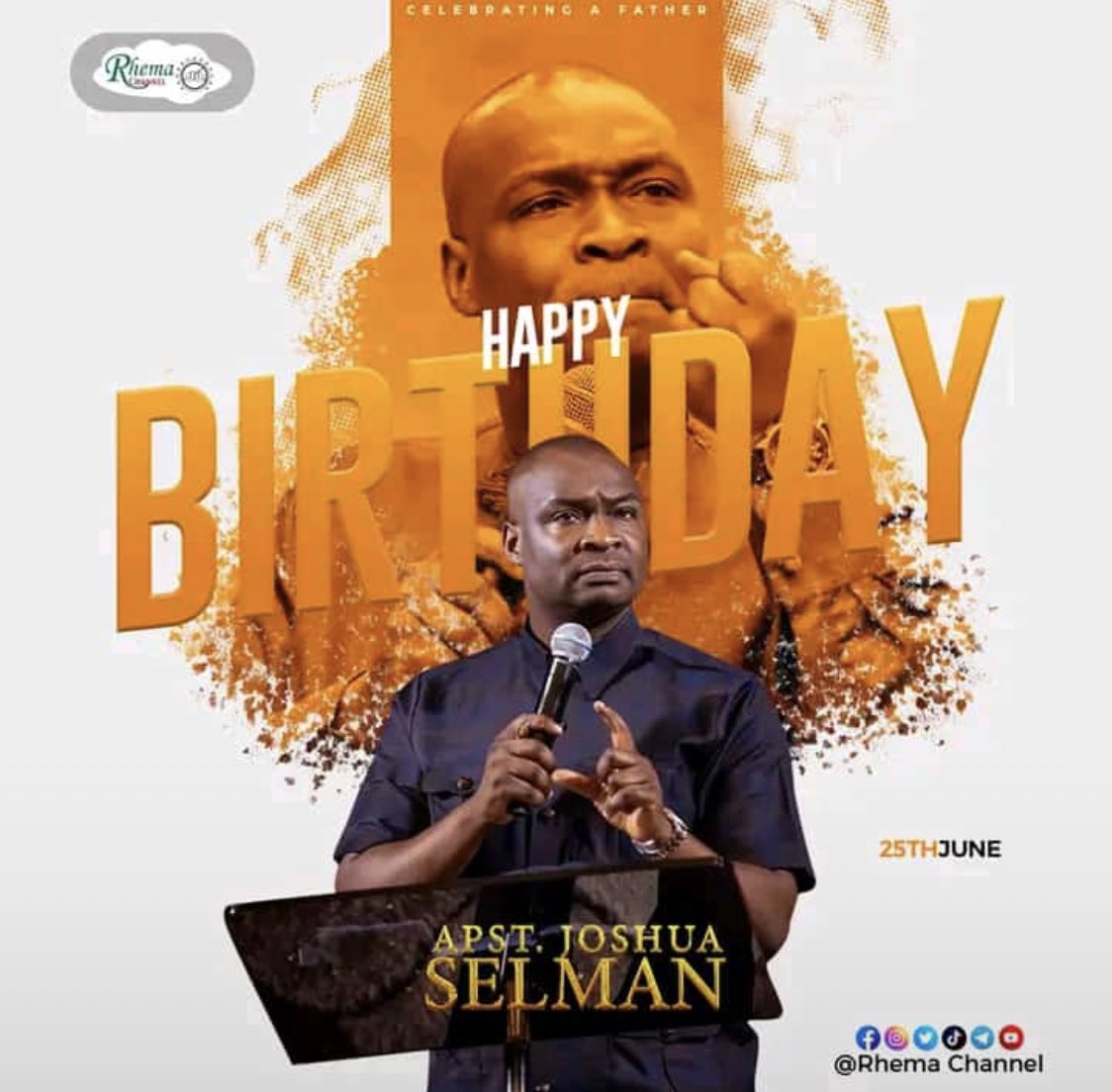 larryGreatFX's tweet photo. Happy birthday to you sir. God’s blessings will never depart from you sir. More anointing sir.  

#ApostleJoshuaSelman

Thank you sir for the words that transform life’s 🔥🔥🔥 https://t.co/ggVs1iLM4q
