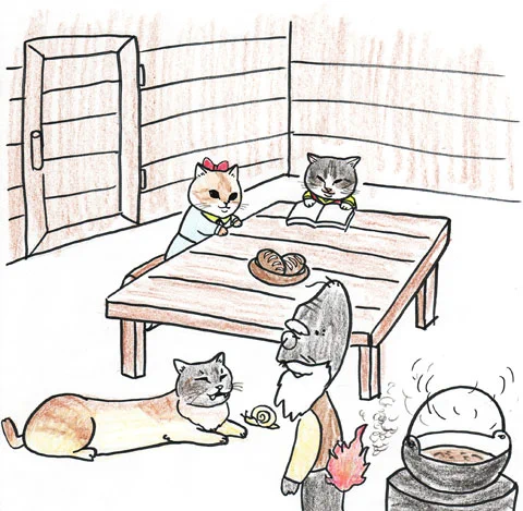 ズンちゃんの「つっぷし寝」がかわいくって、こんなのも描いたんだって。
いったいどんな話だったのか、俺にはわからないや…
おじいちゃん生きてたっぽくてよかったよ。 