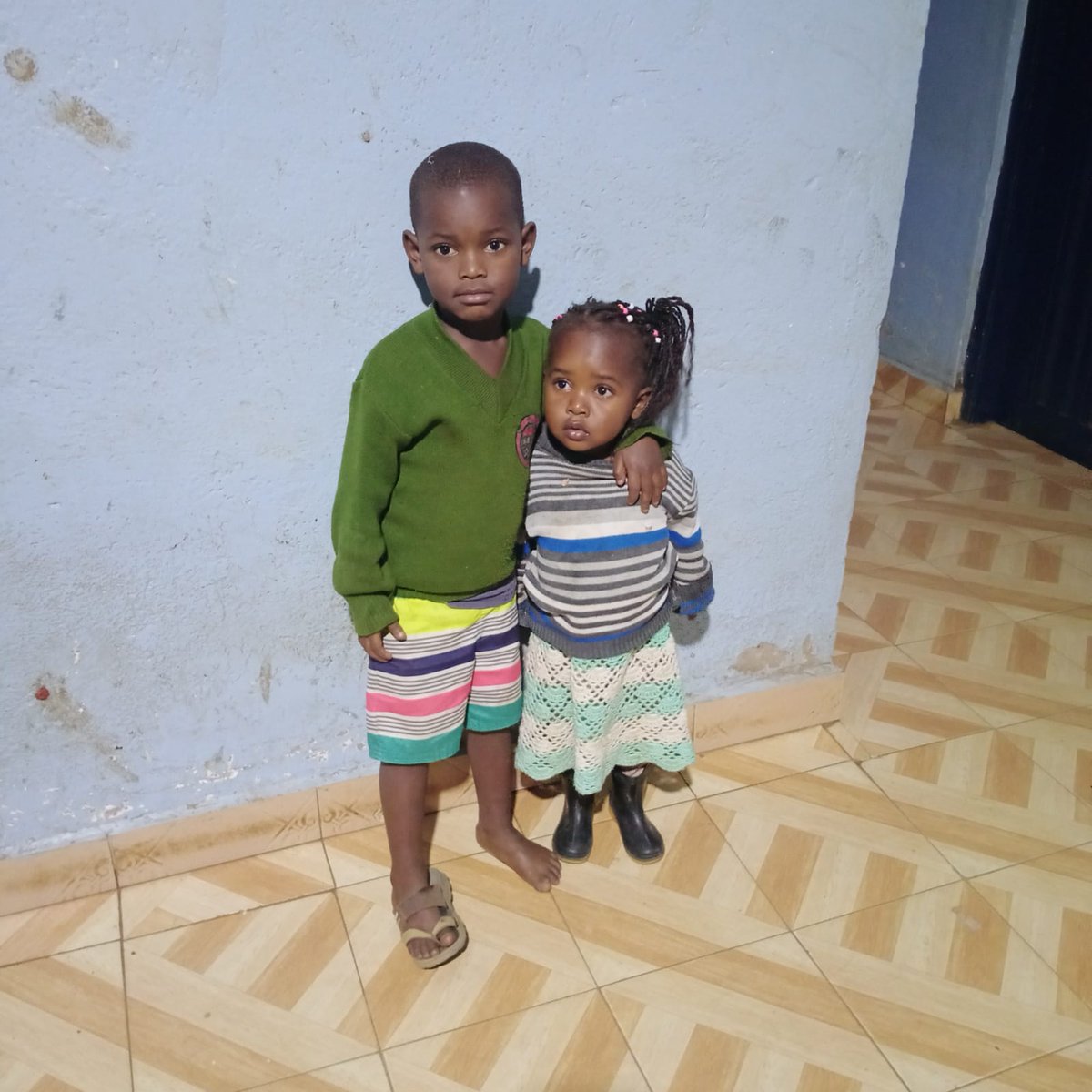 DO YOU KNOW THEM? These two little angels were last night found stranded at Makongeni Phase 4 and taken to Makongeni Police Station by a good Samaritan. In case you know them, please notify their parents to collect them from there.